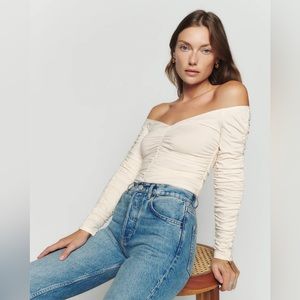 Reformation Leonora Knit Top